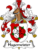 German Wappen Coat of Arms for Hagemeister