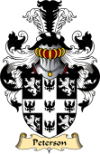 English Coat of Arms (v.23) for the family Peterson