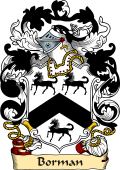 English or Welsh Family Coat of Arms (v.23) for Borman