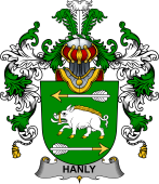 Irish Family Coat of Arms (v.25b) Hanly or O