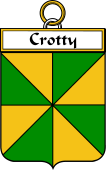 Irish Badge for Crotty or O
