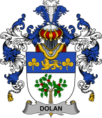 Irish Family Coat of Arms (v.25b) Dolan or O