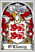 Irish Coat of Arms Bookplate for O