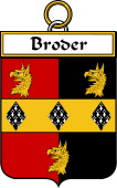 Irish Badge for Broder or O