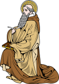 Catholic Saints Clipart image: St Romualdo