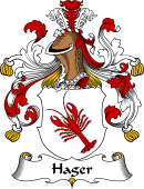 German Wappen Coat of Arms for Hager II