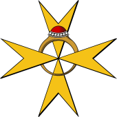 Cross of Malta Interlaced with Ring