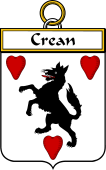 Irish Badge for Crean or O