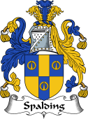 English Coat of Arms for the family Spalding