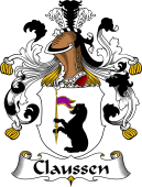 German Wappen Coat of Arms for Claussen