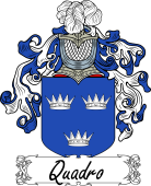 Araldica Italiana Coat of arms used by the Italian family Quadro