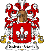 Coat of Arms from France for Sainte-Marie