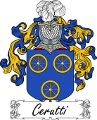 Araldica Italiana Coat of arms used by the Italian family Cerutti