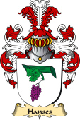 v.23 Coat of Family Arms from Germany for Hanses