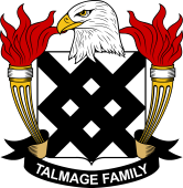 Coat of arms used by the Talmage family in the United States of America