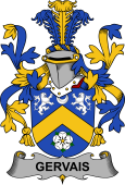 Irish Coat of Arms for Gervais