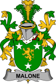 Irish Coat of Arms for Malone or O
