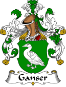 German Wappen Coat of Arms for Ganser