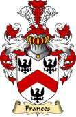 English Coat of Arms (v.23) for the family Frances