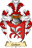 v.23 Coat of Family Arms from Germany for Geider