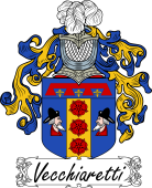 Araldica Italiana Coat of arms used by the Italian family Vecchiaretti