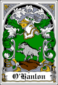 Irish Coat of Arms Bookplate for O