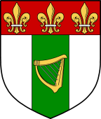 Irish Family Shield for O