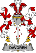 Irish Coat of Arms for Davoren or O