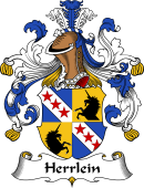 German Wappen Coat of Arms for Herrlein