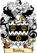 English or Welsh Family Coat of Arms (v.23) for Bodley (Streatham, Surrey)
