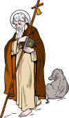 Catholic Saints Clipart image: St Anthony the Abbot