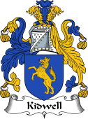 English Coat of Arms for the family Kidwell (Wales)