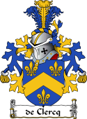 Dutch Coat of Arms for de Clercq