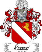 Araldica Italiana Coat of arms used by the Italian family Ronzoni