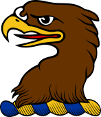 Family crest from England for Abday, Abdey or Abdy Crest - Eagle