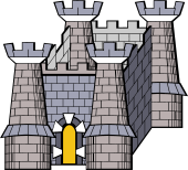 Castle Quadragular-4 Towers