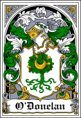 Irish Coat of Arms Bookplate for O