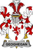 Irish Coat of Arms for Geoghegan or O