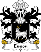 Welsh Coat of Arms for Einion (AP CELYNIN -of Llwydiarth)