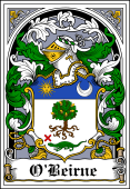 Irish Coat of Arms Bookplate for O