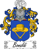 Araldica Italiana Coat of arms used by the Italian family Bonaldi