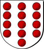 Spanish Family Shield for Cuevas