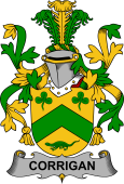 Irish Coat of Arms for Corrigan or O