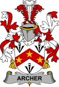 Irish Coat of Arms for Archer