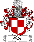 Araldica Italiana Coat of arms used by the Italian family Maino