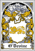 Irish Coat of Arms Bookplate for O