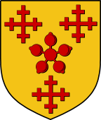 English Family Shield for Shipman or Shipham