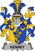 Irish Coat of Arms for Kenney or O