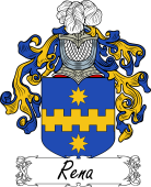 Araldica Italiana Coat of arms used by the Italian family Rena