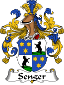 German Wappen Coat of Arms for Senger